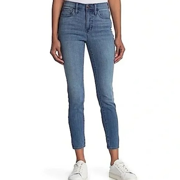 Madewell Denim - MADEWELL 9” Mid Rise Crop Skinny Jeans in Stinson Wash Size 31 Excellent Cond.